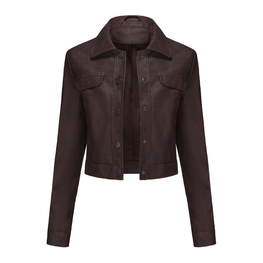 Damen modische kurz geschnittene jacke EB