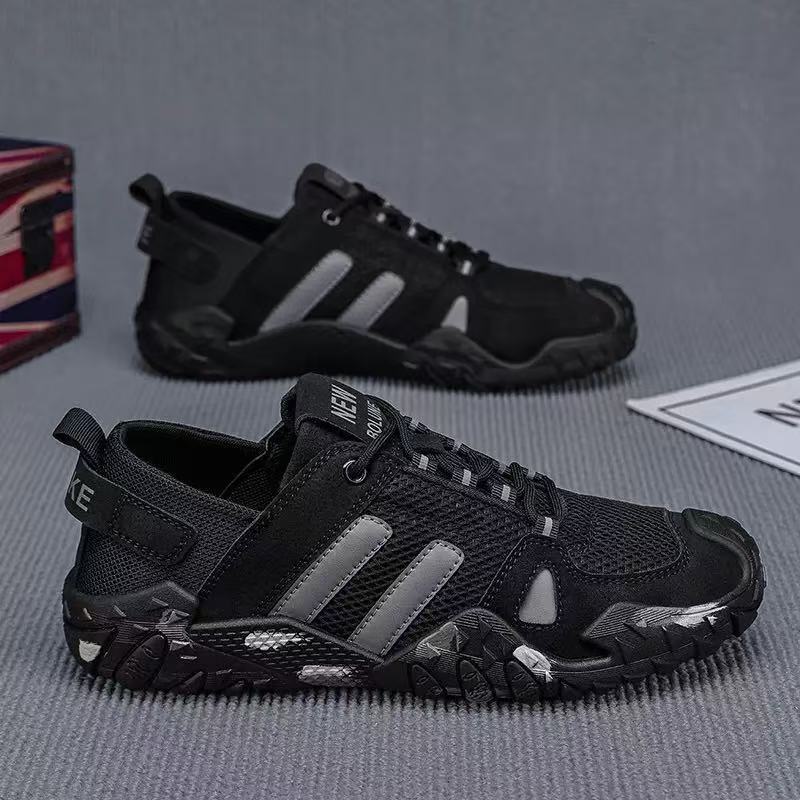 Damen Sportliche Mesh-Sneaker mit stoßdämpfender Sohle und rutschfester Außensohle EB