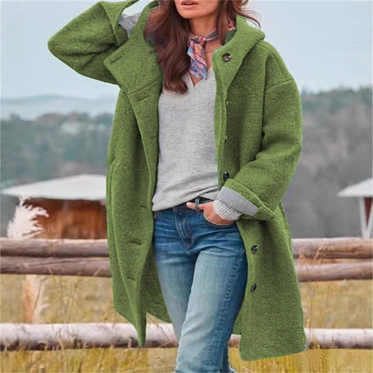 Damen oversized Freizeitmantel mit modischem Schnitt EB