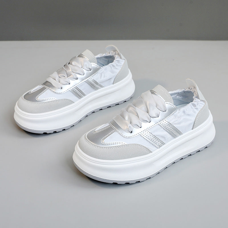 Damen Komfortable Chunky Sneakers mit atmungsaktiver Mesh-Oberfläche EB