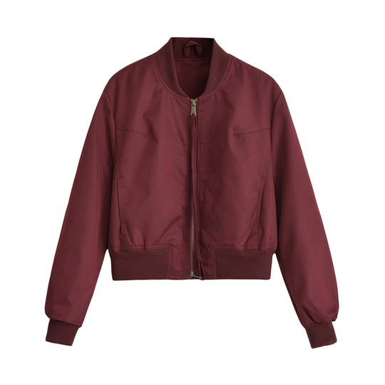 Damen modische Kurzjacke mit elastischem Bündchen EB