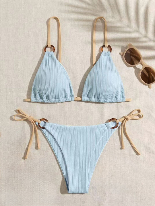 Damen Dreiecksbikini mit verstellbarem Träger EB