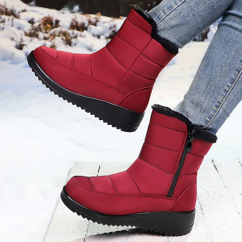 Damen Thermo-Winterstiefel mit rutschfester Sohle und warmem Futter EB
