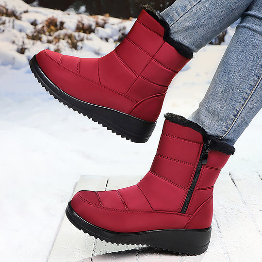 Damen Winterboots mit warmem Innenfutter und rutschfester Sohle EB