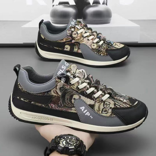 Damen Sportliche Sneakers mit modischem Motiv und gepolsterter Sohle EB