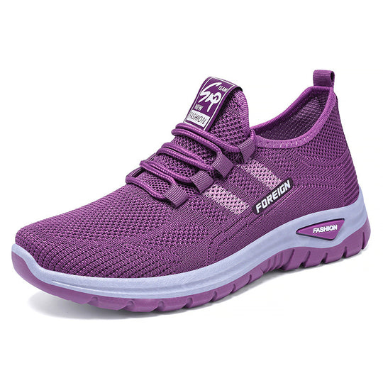 Damen Sportliche Mesh-Laufschuhe mit rutschfester Sohle EB