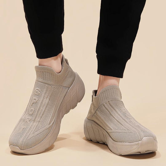Damen bequeme Strick-Sneaker EB