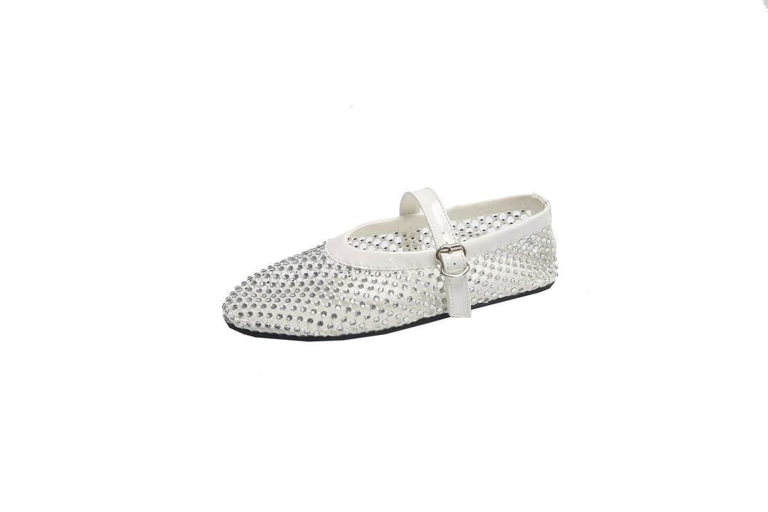 Damen Funktions-Ballerinas mit strassbesetztem Obermaterial EB