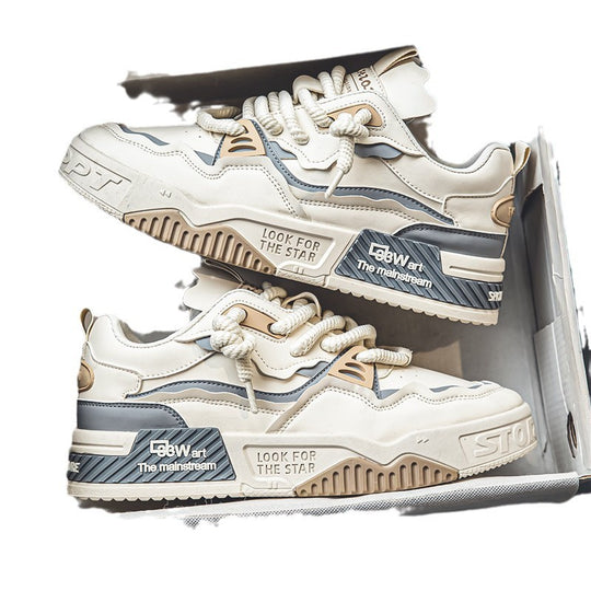 Damen modische Sneakers mit rutschfester Sohle und gepolstertem Futter EB