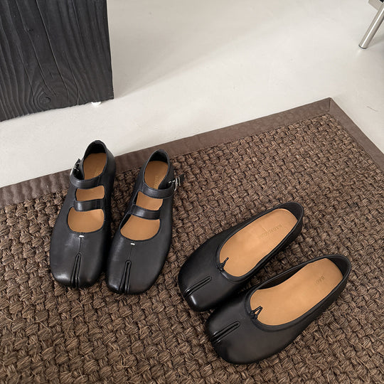 Damen Elegante Ballerinas mit modischem Riemchen und komfortabler Innensohle EB