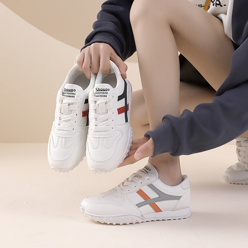 Damen Sportliche Sneakers mit rutschfester Profilsohle und stylischem Design EB