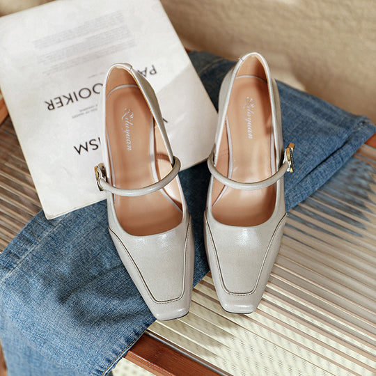 Damen elegante und bequeme Pumps mit verstellbarem Rahmen EB