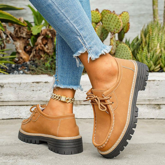 Damen Komfortable Walking-Schuhe mit stabiler Profilsohle und lässigem Design EB