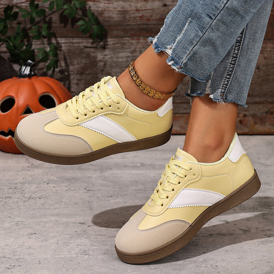 Damen Sportliche Sneaker im Retro-Design EB