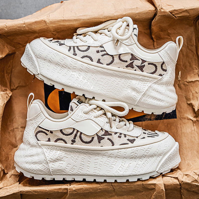 Damen Chunky Sneakers mit einzigartigem Design und gepolsterter Laufsohle EB