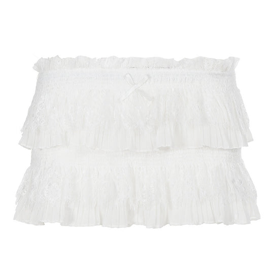 Damen Rüschenshorts aus luftiger Baumwollmischung EB
