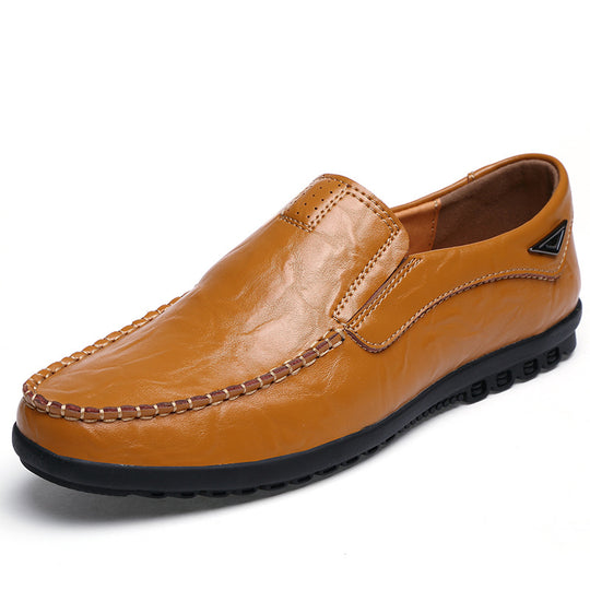 Herren Elegante und komfortable Mokassins aus weichem Leder EB