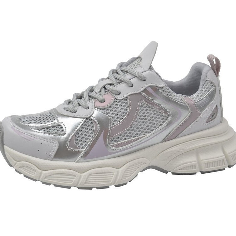 Damen sportive Sneakers mit atmungsaktiver Mesh-Oberfläche und weicher Dämpfung EB
