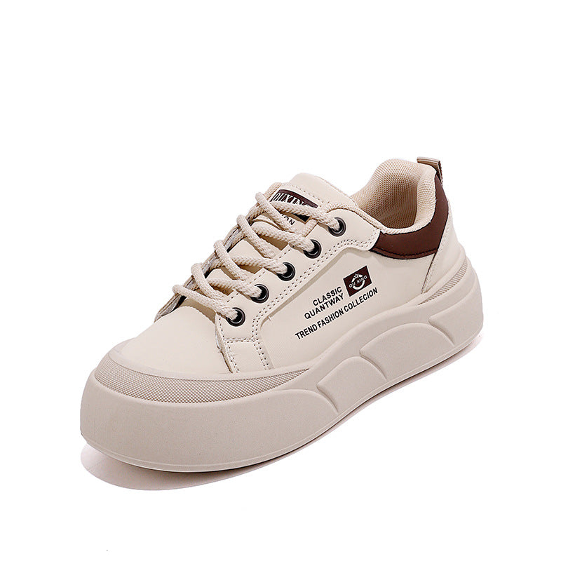 Damen modische Sneakers mit komfortablem Plateau und atmungsaktiver Sohle EB