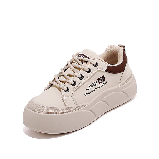 Damen modische Sneakers mit komfortablem Plateau und atmungsaktiver Sohle EB