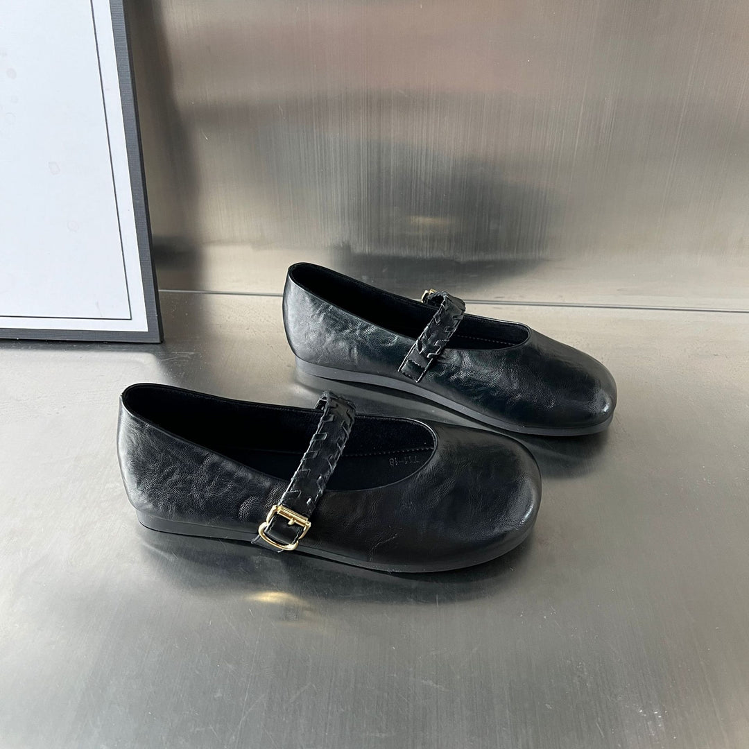 Damen Ballerinas mit elegantem Riemen und komfortabler Innensohle EB