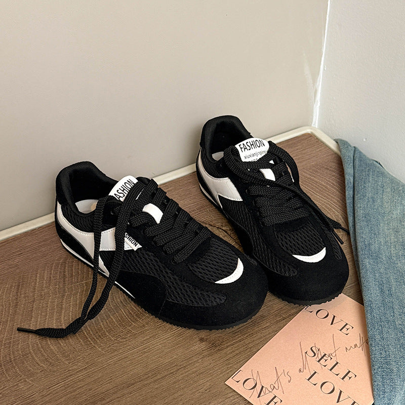 Damen sportliche Sneakers mit atmungsaktivem Obermaterial EB