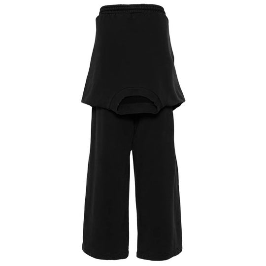 Damen Oversized Freizeithose mit seitlichen Einsätzen und elastischem Bund EB
