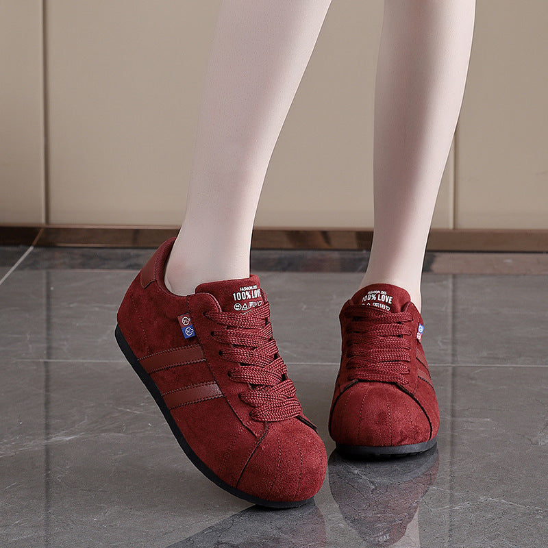 Damen Sneaker aus Rauleder mit komfortablem Fußbett EB