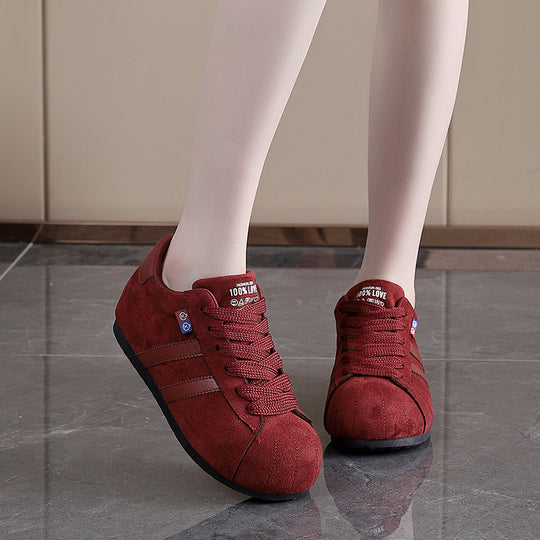 Damen Sneaker aus Rauleder mit komfortablem Fußbett EB
