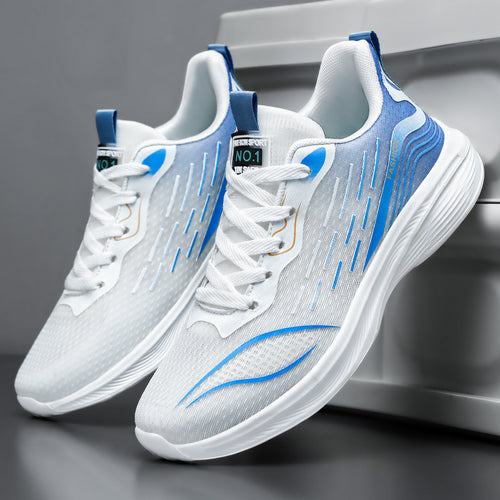 Damen Sportliche Sneakers mit atmungsaktiver Mesh-Oberfläche und dynamischem Dämpfungssystem EB