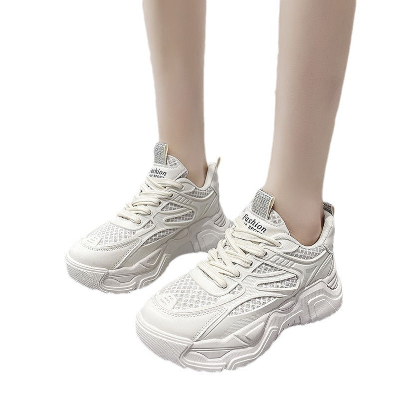 Damen hochwertige Sport-Sneaker mit atmungsaktivem Mesh und dämpfender Sohle EB