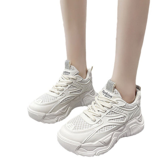 Damen hochwertige Sport-Sneaker mit atmungsaktivem Mesh und dämpfender Sohle EB