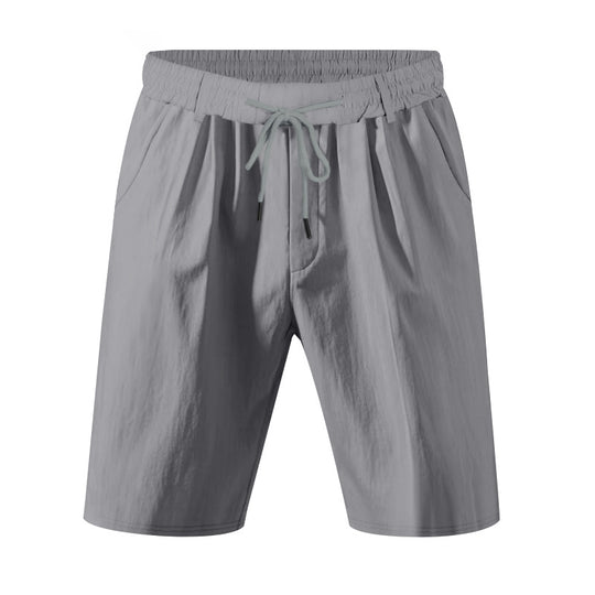 Damen bequeme Sweatshorts mit verstellbarem Bund und Seitentaschen EB