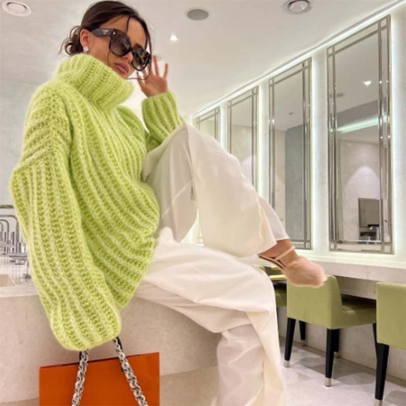 Damen Grobstrick Pullover EB