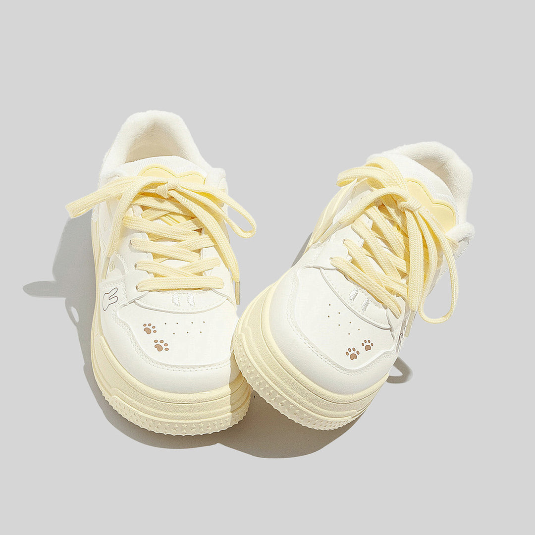 Damen Sneakers mit verspieltem Häschenmotiv und bequemer Dämpfung EB