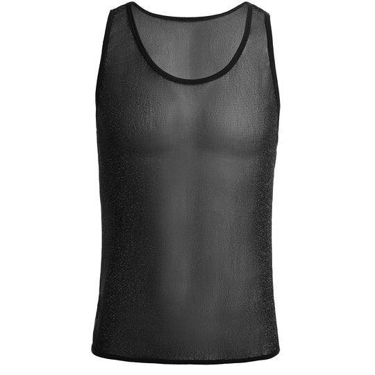 Herren Sportliches Netz-Tanktop EB