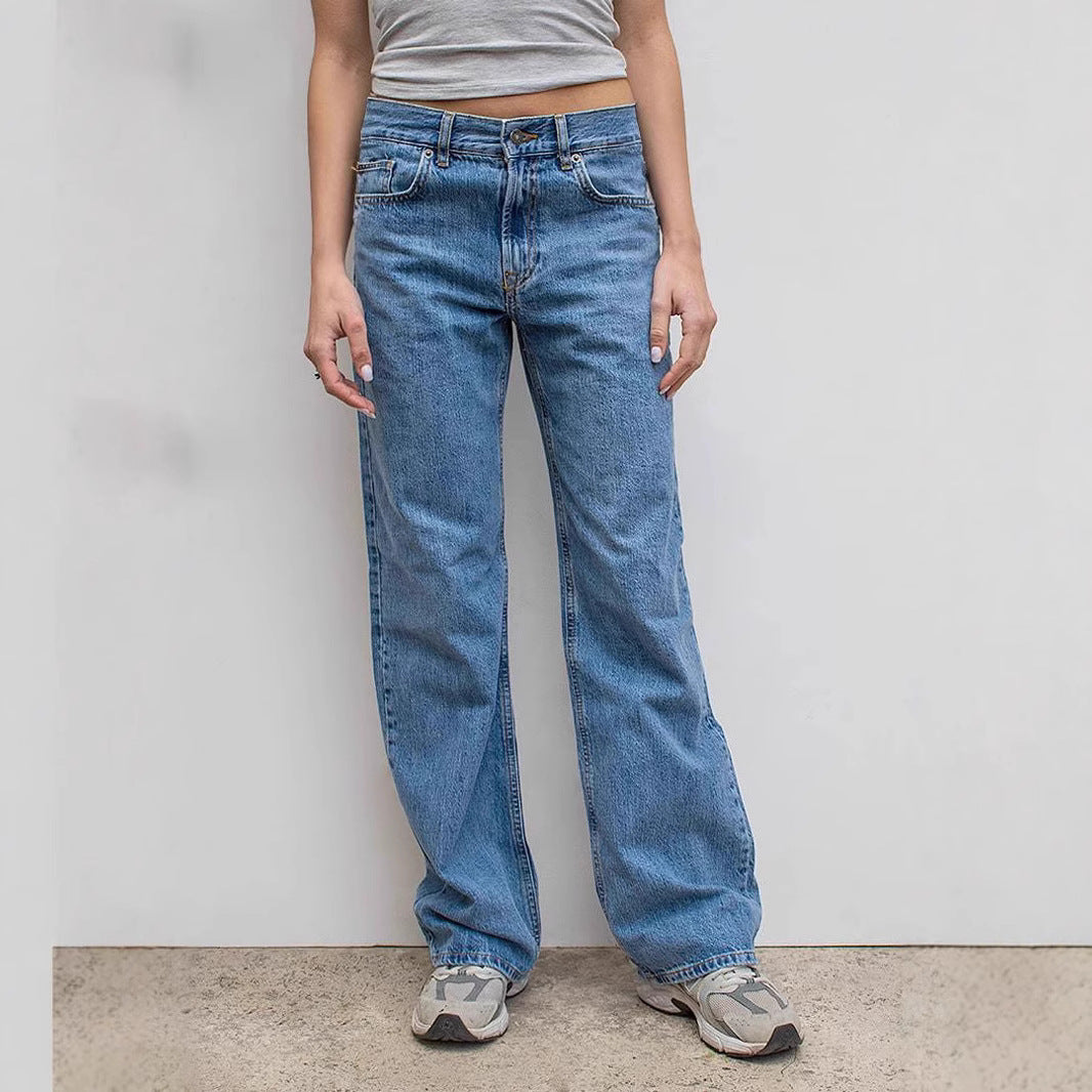 Damen Weite Jeanshose EB