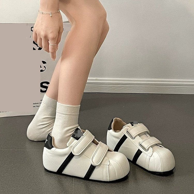 Damen Sneaker mit praktischem Klettverschluss und sportivem Design EB