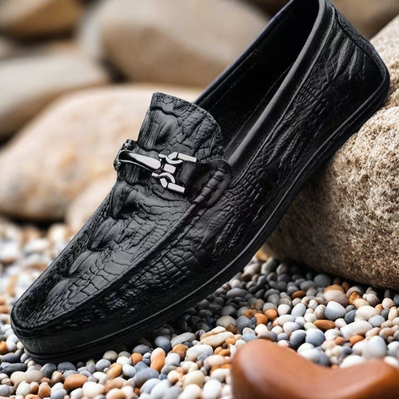 Herren Elegante Mokassins mit einzigartiger Oberflächenstruktur und komfortabler Passform EB