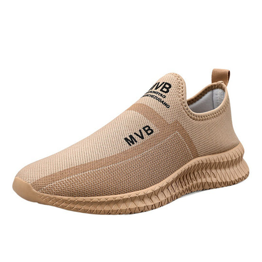 Damen Leichte Slip-On Sneakers mit atmungsaktivem Mesh-Obermaterial EB