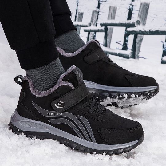 Damen Isolierte Winter-Stiefel mit rutschfester Sohle und praktischem Klettverschluss EB