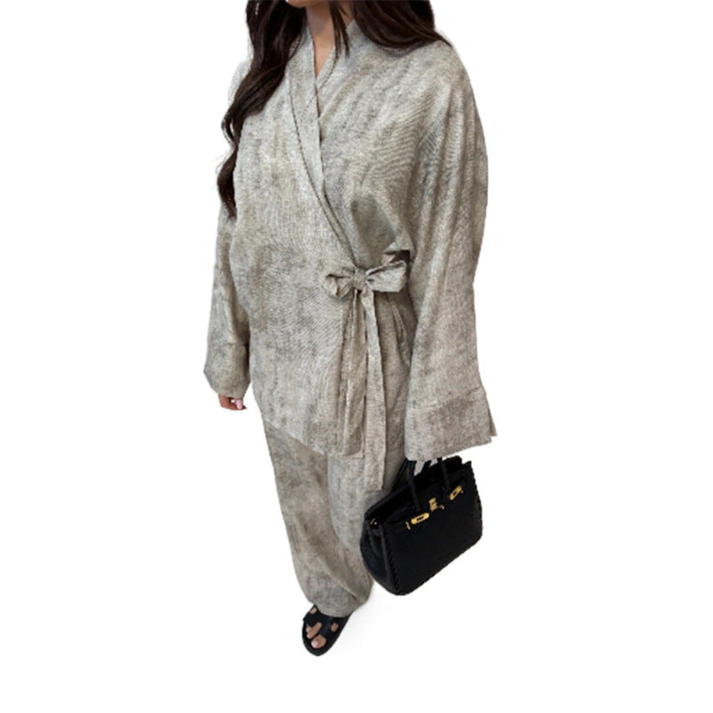 Damen Elegantes Jumpsuit mit taillierter Silhouette und lässigem Gürtel EB