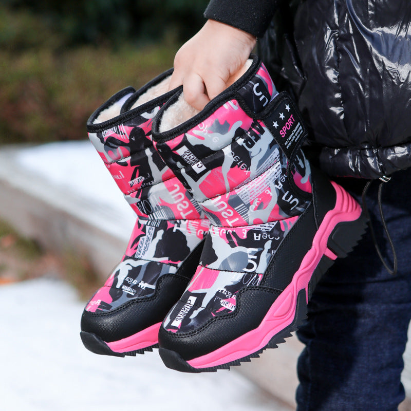 Damen Sportliche Winterstiefel mit rutschfester Sohle und isolierendem Futter EB