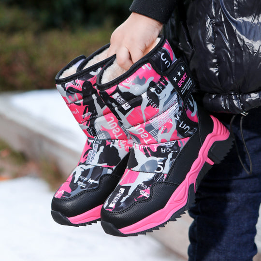 Damen Sportliche Winterstiefel mit rutschfester Sohle und isolierendem Futter EB