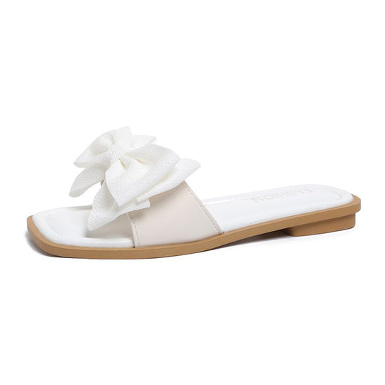 Damen Sandalen mit großen Schleifenakzenten EB