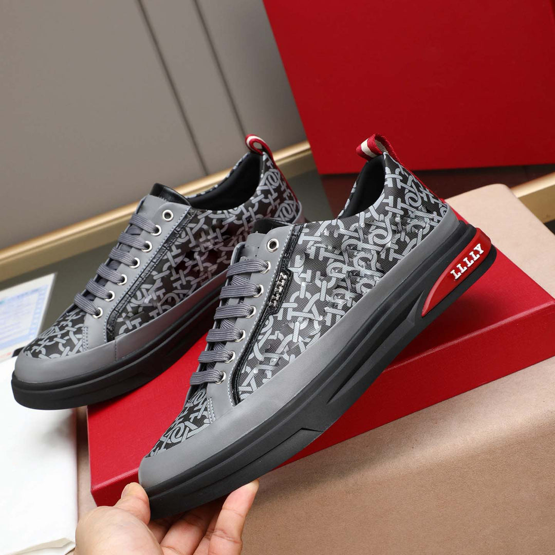 Damen Modische Sneakers mit stilvollen Grafikdetails EB