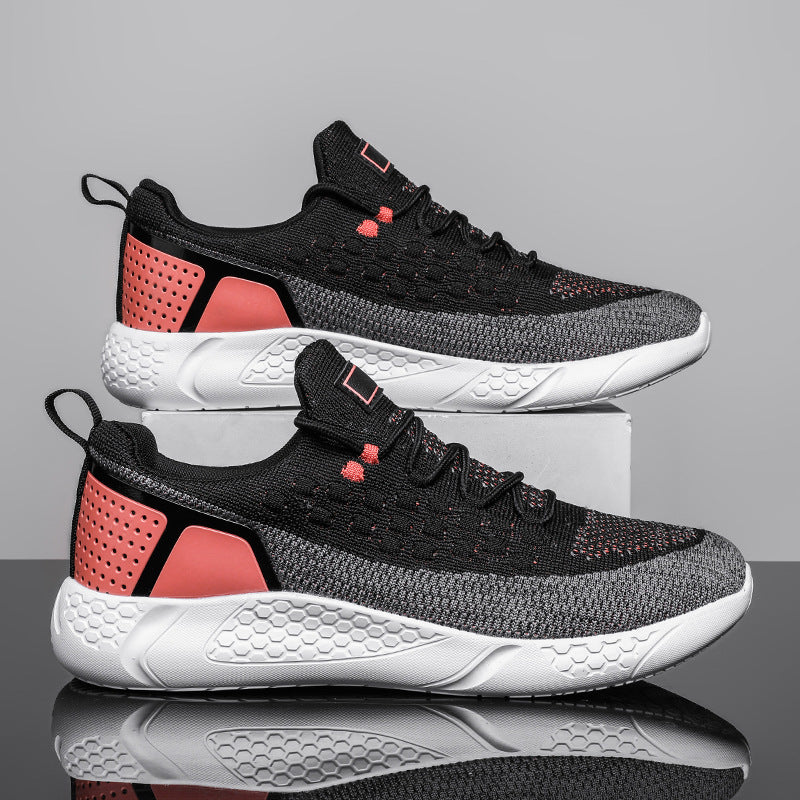 Damen Sportliche Leichtathletik Sneaker mit atmungsaktiver Struktur und dämpfender Sohle EB
