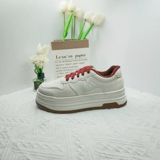 Damen Sneakers mit hoch, dämpfender Plattform und sportlichem Design EB