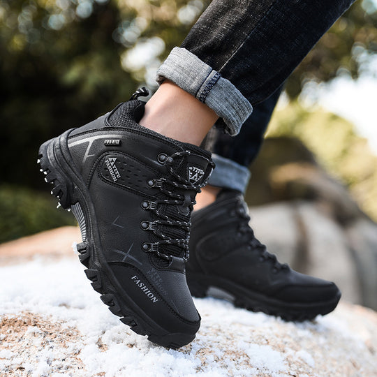 Herren Hochfunktionale Wanderschuhe mit verstärktem Knöchelschutz und rutschfester Sohle EB