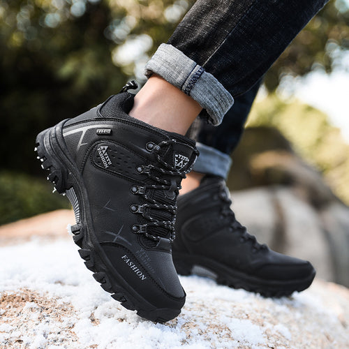 Herren Hochfunktionale Wanderschuhe mit verstärktem Knöchelschutz und rutschfester Sohle EB